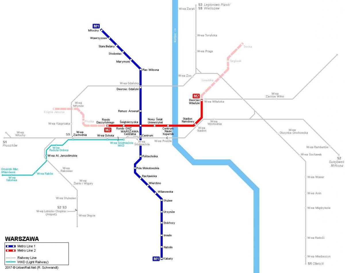 tàu điện ngầm bản đồ ba lan