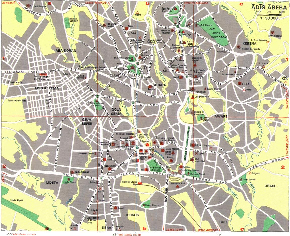 Bản đồ của Warsaw hấp dẫn