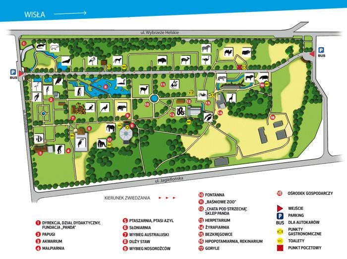 Bản đồ của Warsaw thú 