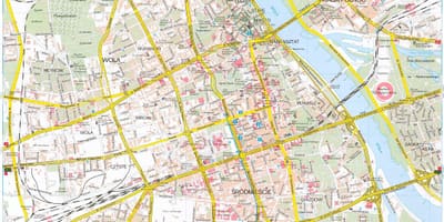 Warsaw trên bản đồ