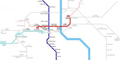 Tàu điện ngầm bản đồ ba lan