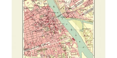 Thành phố Warsaw bản đồ