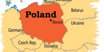 Bản đồ của Warsaw châu âu