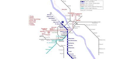 Warsaw ngầm bản đồ