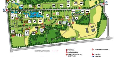 Bản đồ của Warsaw thú 